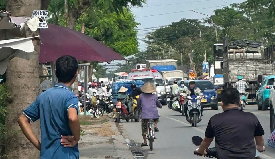 The area where the young couple was found to have died was suspected to be due to electrocution. Photo: Duy Minh