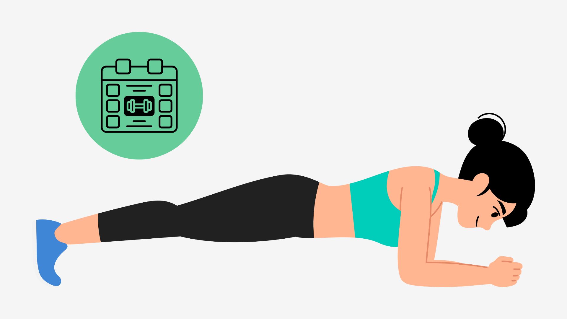 Plank is an exercise that women should do every day to keep their bodies young and healthy. Graphics: Thanh Thanh