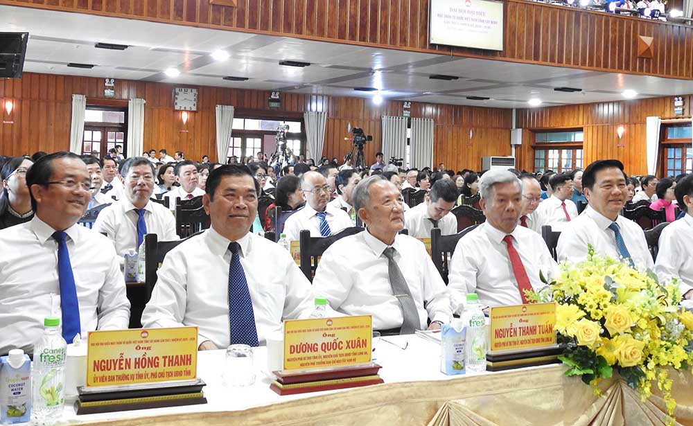 Cac dai bieu tham du dai hoi. Anh: Anh Tri