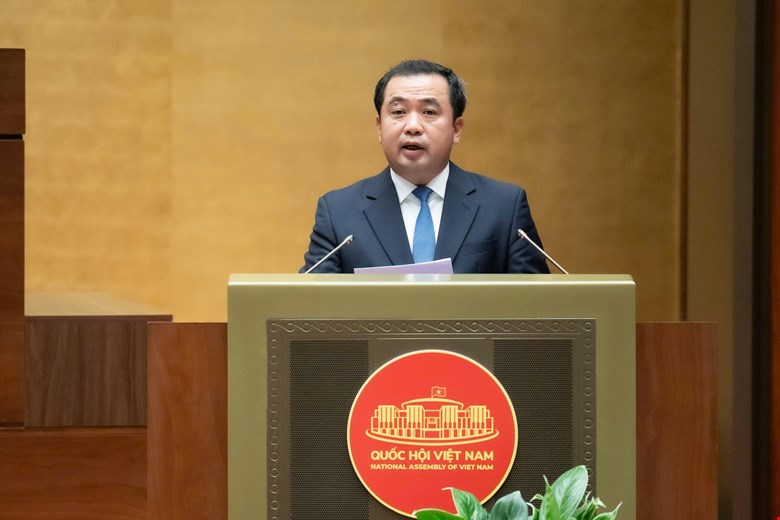 Bo truong Bo Nong nghiep va Moi truong Tran Duc Thang. Anh: Quochoi.vn