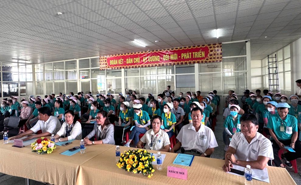 Dai bieu du dai hoi. Anh: Thanh Mai