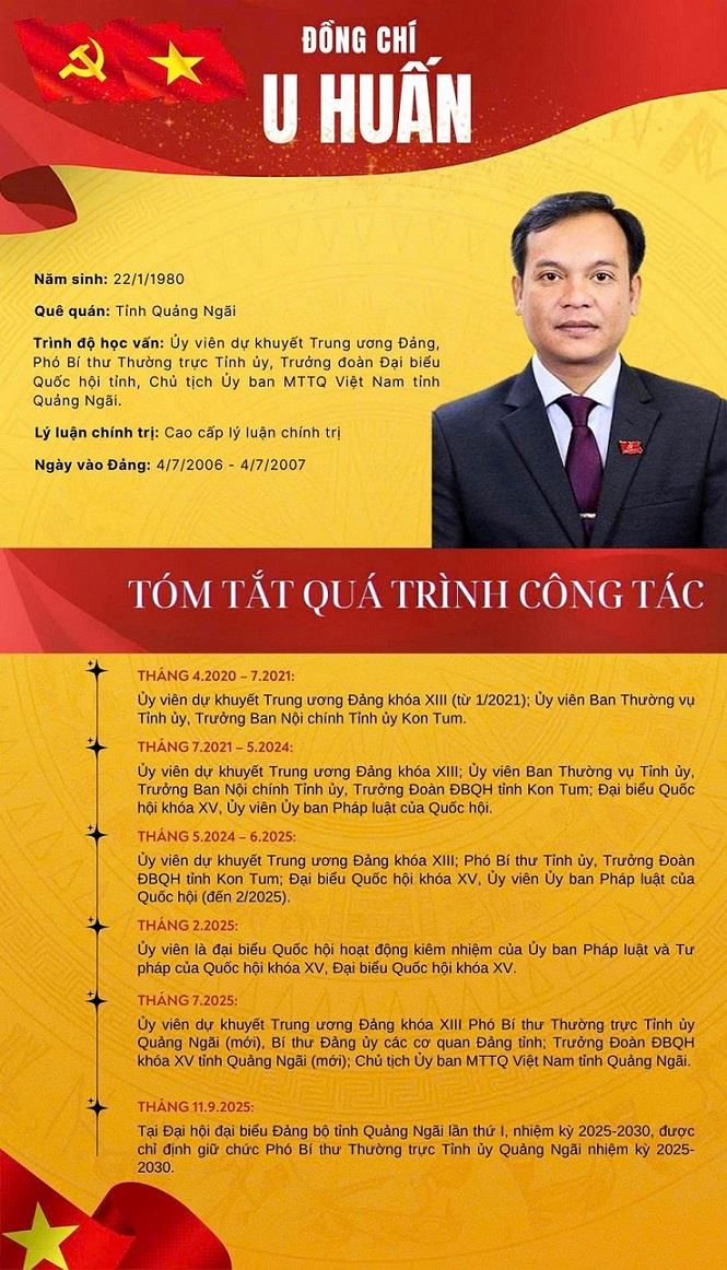 Tom tat qua trinh cong cong tac cua ong U Huan. Anh: Vien Nguyen