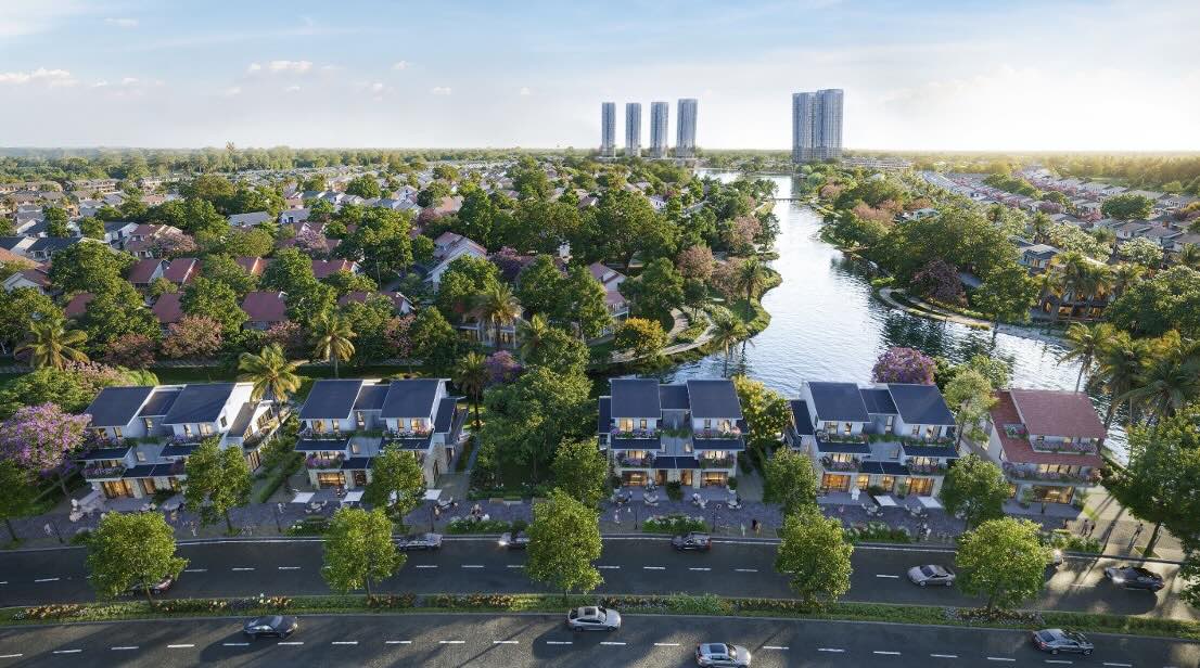 Anh phoi canh Villa dai lo gioi han 103 can tai Retreat Forest.