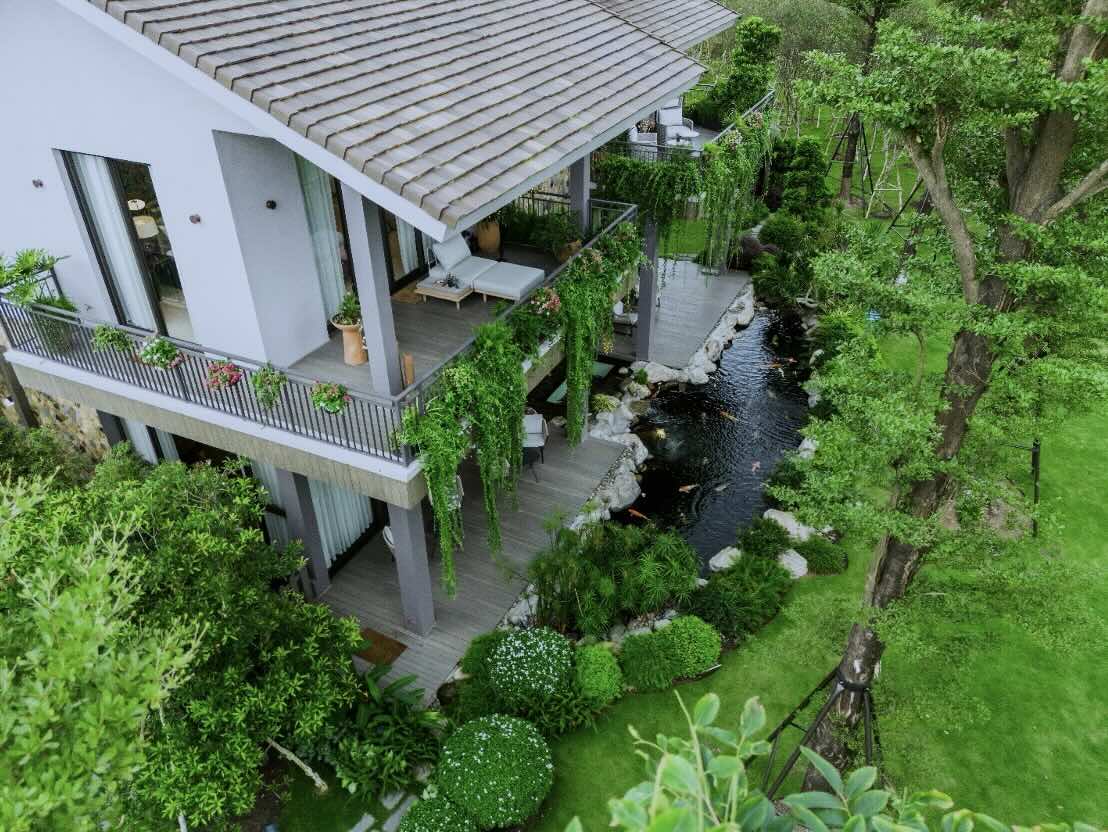 モデルリゾートRetreat Forestは、将来の住民を迎えて見学、体験しました。写真:エコパーク