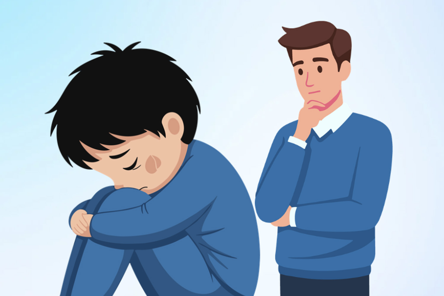 Signs that your child is having emotional difficulties. Graphics: Thien Nhan