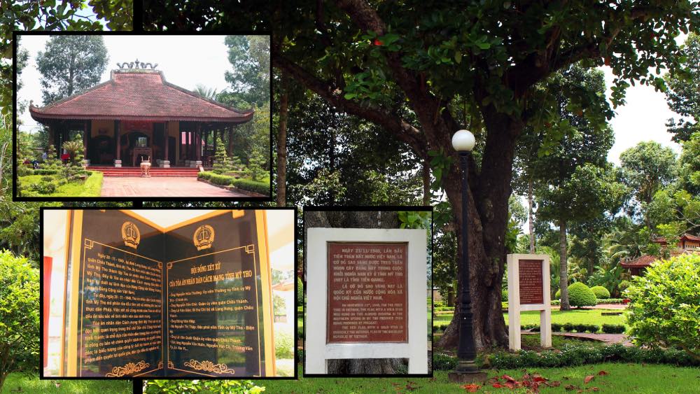 Visit Dong Thap to visit where the red flag with a yellow star appeared for the first time