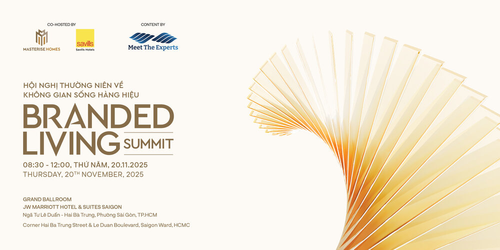 Branded Living Summit 2025 - Dien dan Khong gian song hang hieu dau tien tai Viet Nam do Masterise Homes khoi xuong va to chuc. Anh: Masterise Homes