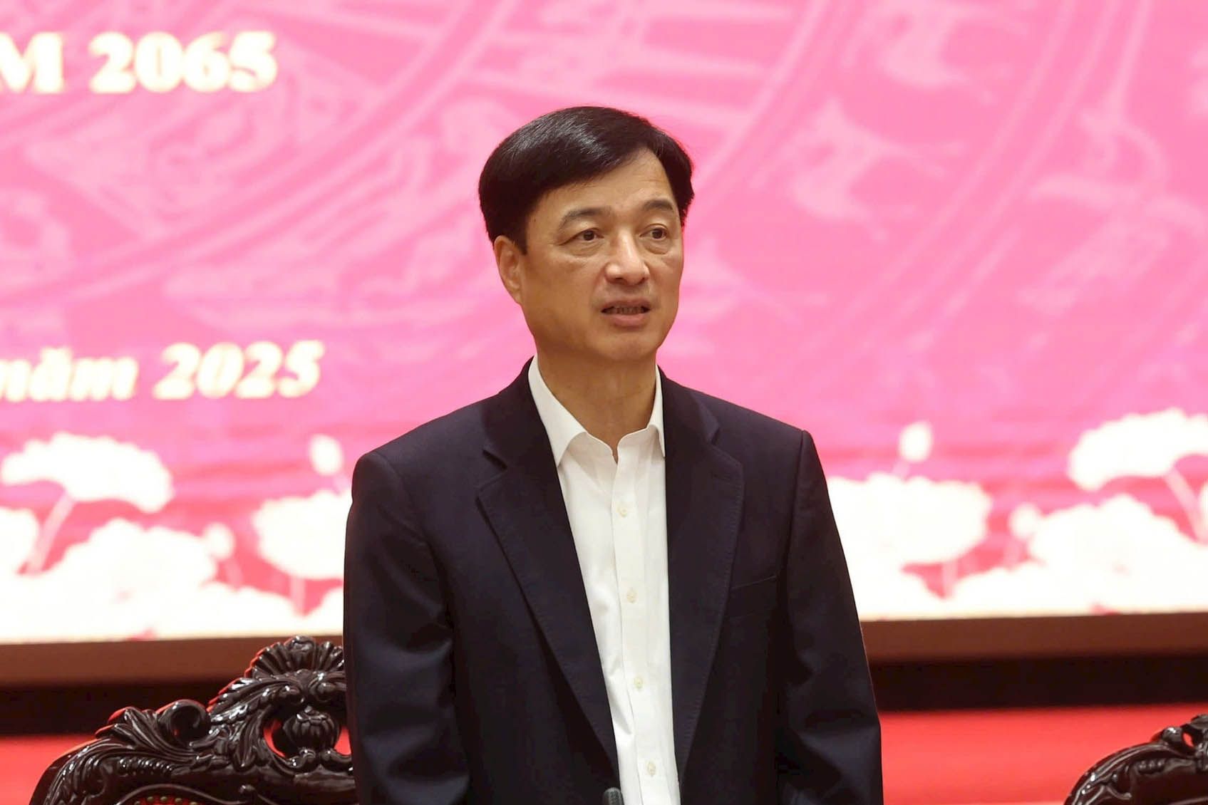 Mr. Nguyen Duy Ngoc, Politburo member, Secretary of the Hanoi Party Committee. Photo: Viet Thanh