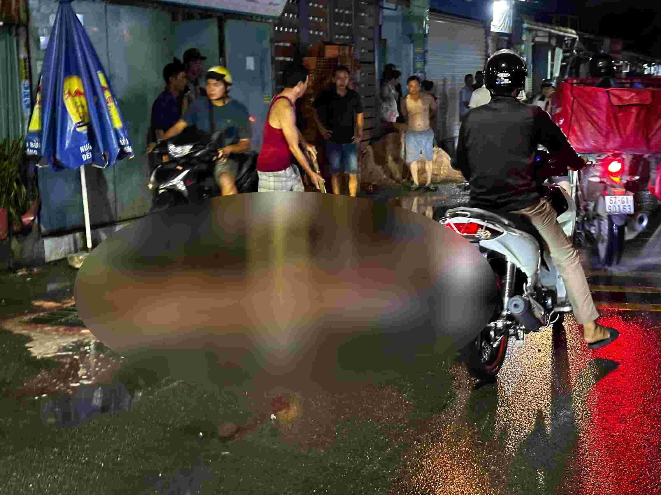 Hiện trường vụ hỗn chiến khiến 2 người thương vong. Ảnh: Đình Trọng