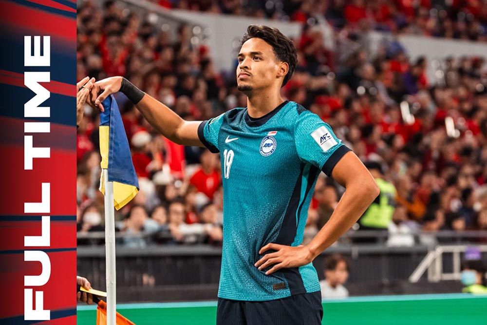 The Singapore team officially qualified for the 2027 Asian Cup. Photo: Singapore Labor Federation