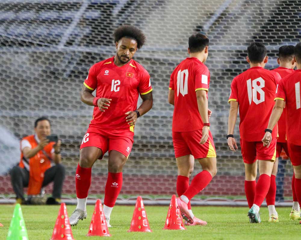 Tuyen Viet Nam hoan tat khau chuan bi. Anh: Thanh Vu