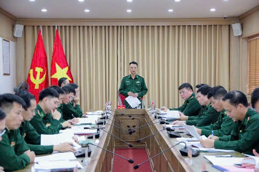 Conference to summarize 5 years of implementing the Project "Organizing in-depth training; propagating and disseminating the Law on Border Guard of Vietnam". Photo: Hai Phong Border Guard