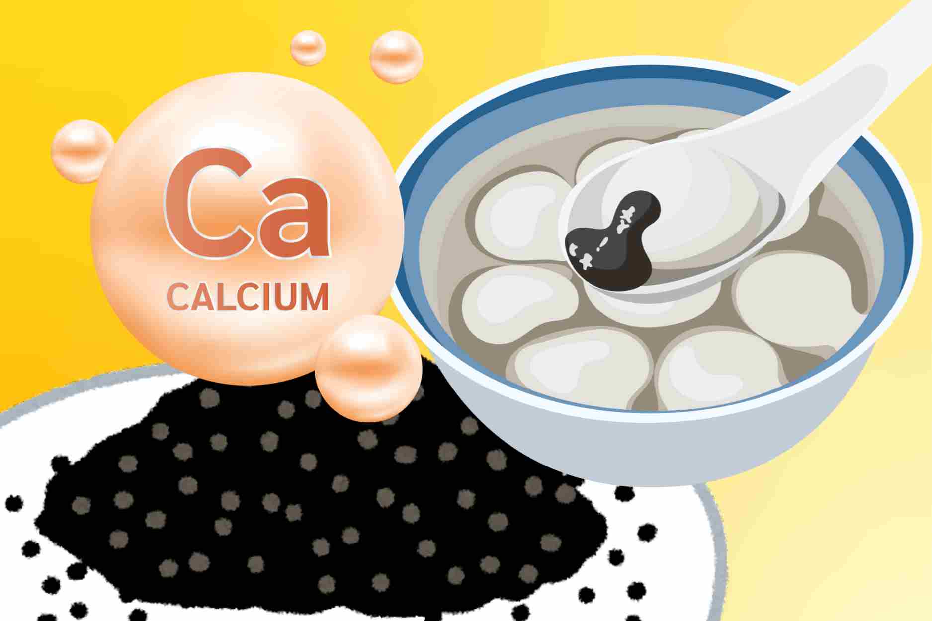 Suggestions for dishes with black sesame seeds to help supplement calcium and sleep well
