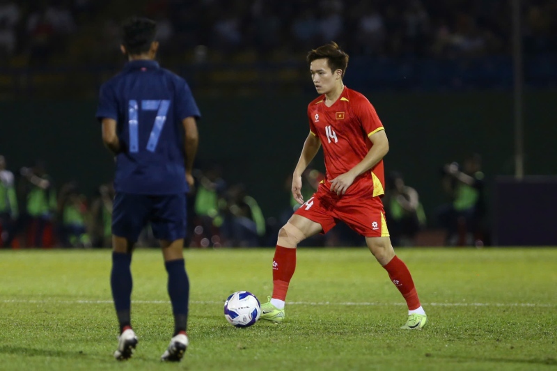 Hoang Duc giu vai tro quan trong trong doi hinh thi dau. Anh: Minh Dan