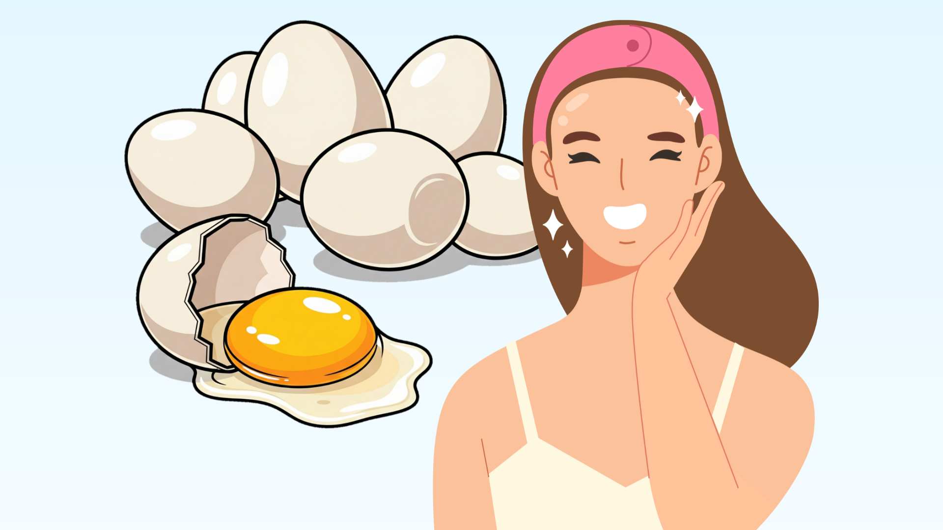 Unexpected natural masks for bright white skin. Graphic photo: Hoang Loc