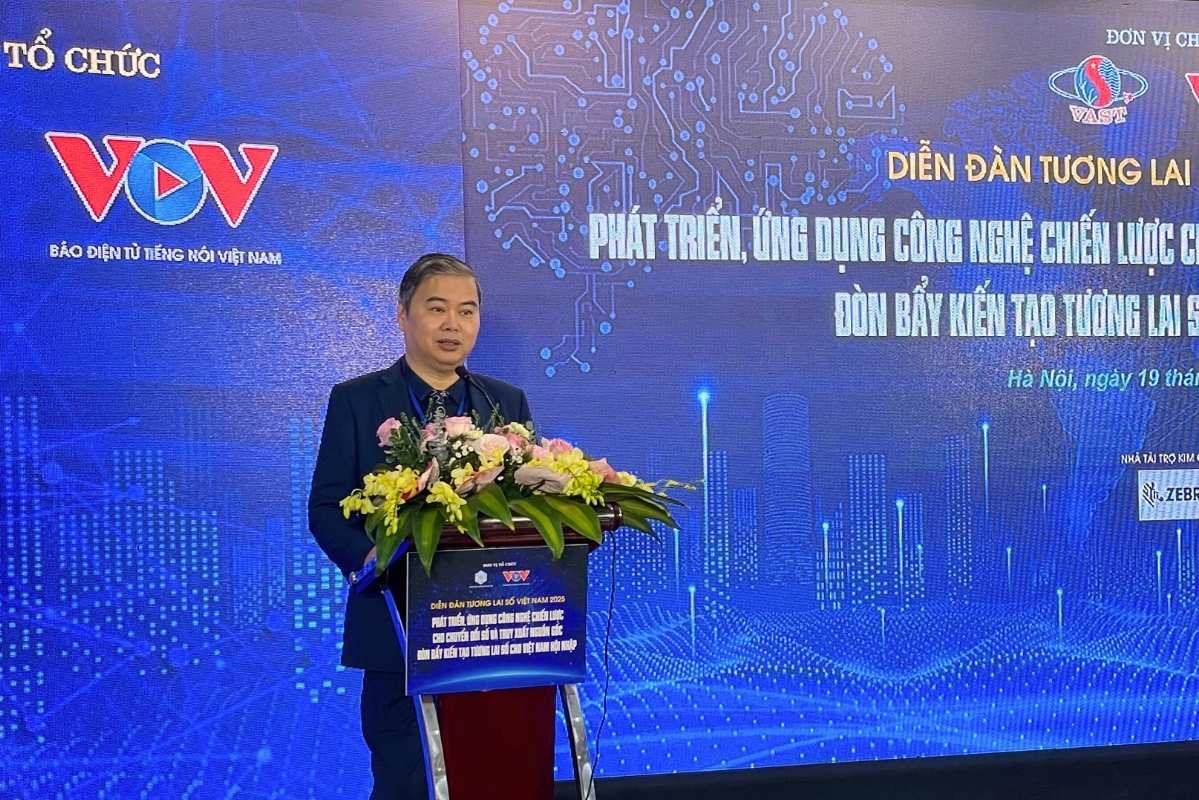 Mr. Nguyen Duc Le - Department of Domestic Market Management and Development, Ministry of Industry and Trade. Photo: Thanh Binh