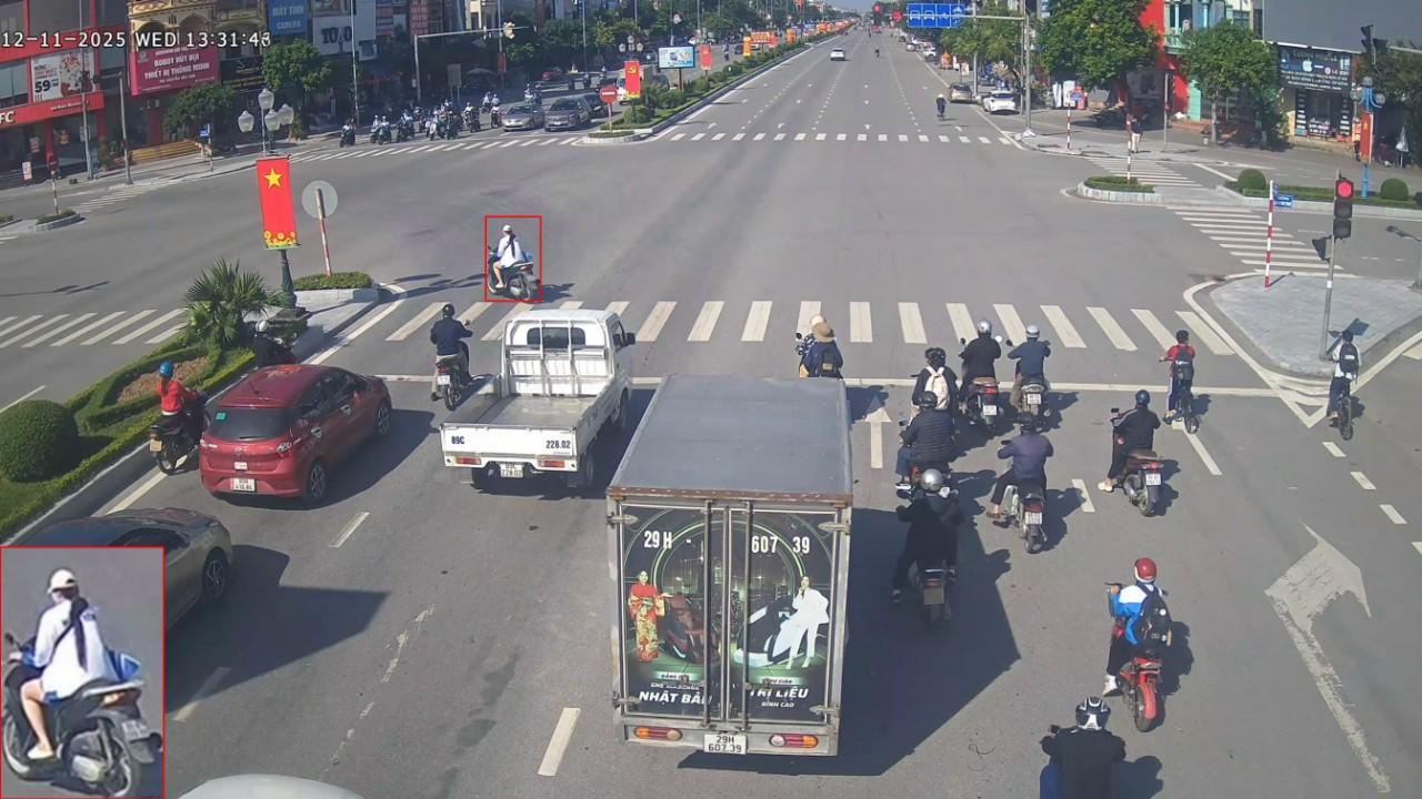 Motorcycle owner was fined in Hung Yen. Photo: Hung Yen Police