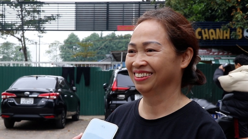 Ba Hoang Thi Hien, nguoi dan phuong Kien Hung. Anh: My Linh