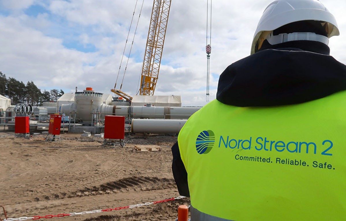 Nord Stream 2 gas pipeline under construction. Photo: TASS