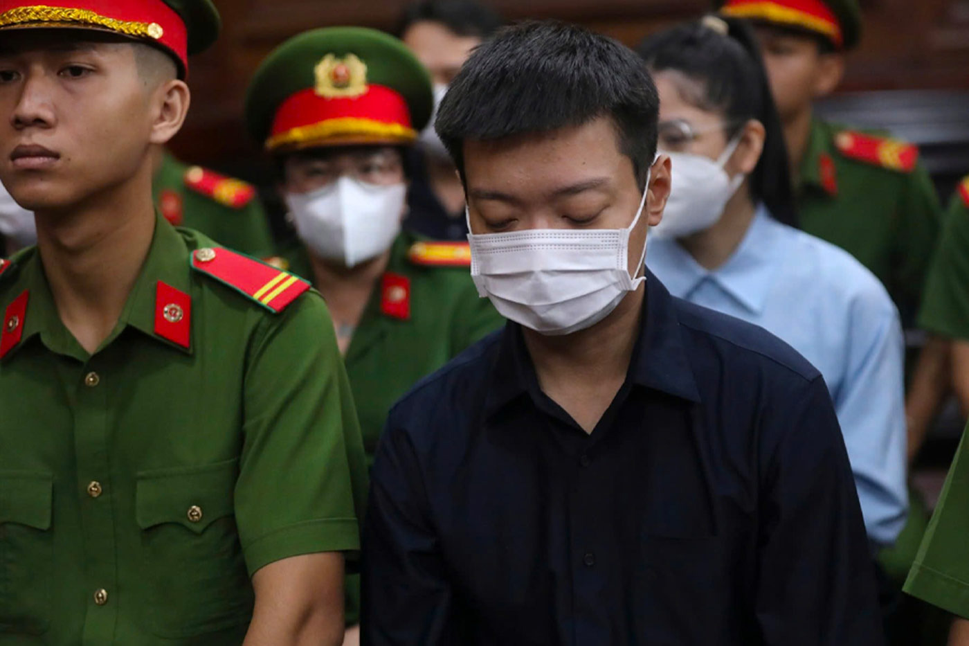 Bị cáo Lê Thành Công tại phiên xét xử. Ảnh: Anh Tú