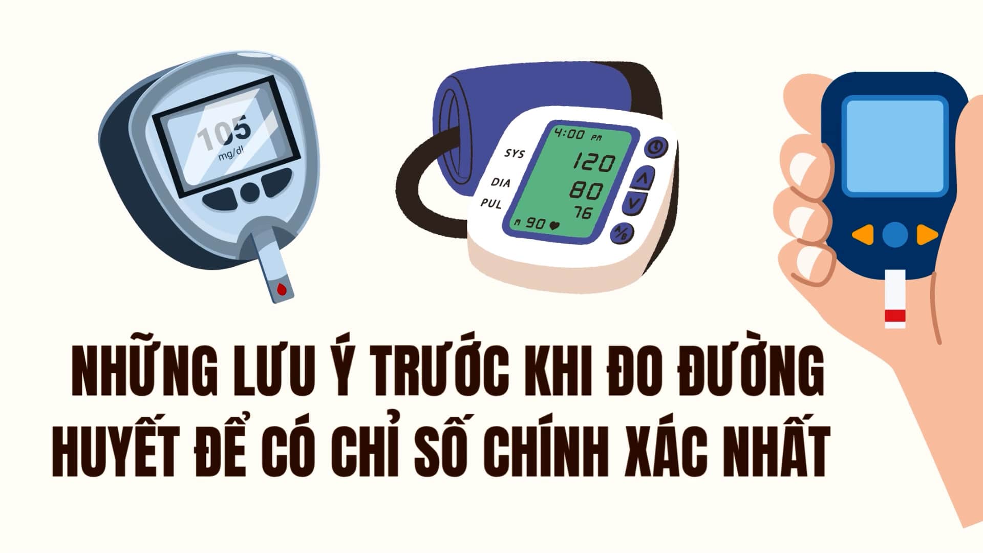 Notes before measuring blood sugar for the most accurate index