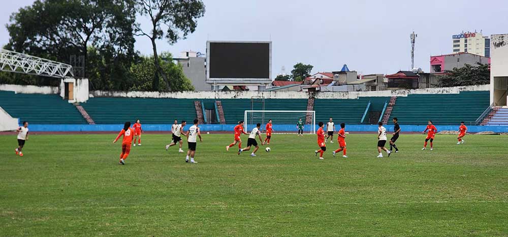 Tuyen nu Viet Nam thang dam 8-1 trong tran dau tap cuoi cung truoc khi len duong tap huan Nhat Ban. Anh: VFF