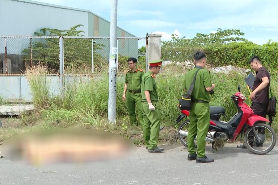 The scene of a serious traffic accident that killed one person. Photo: Thanh An