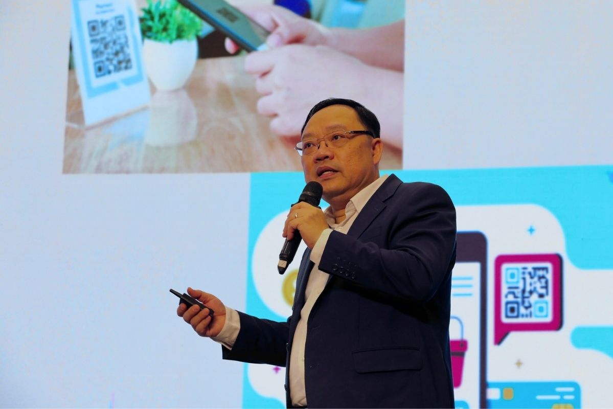 M. Pham Anh Tuan - Directeur du departement des paiements de la Banque d'Etat du Vietnam estime que les paiements transfrontaliers ne sont pas a la hauteur des besoins du marche. Photo : BTC