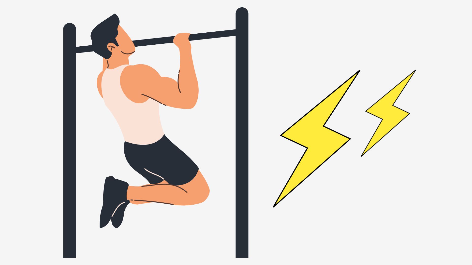 Pull-ups are an exercise that helps improve muscles and upper body strength. Graphics: Thanh Thanh