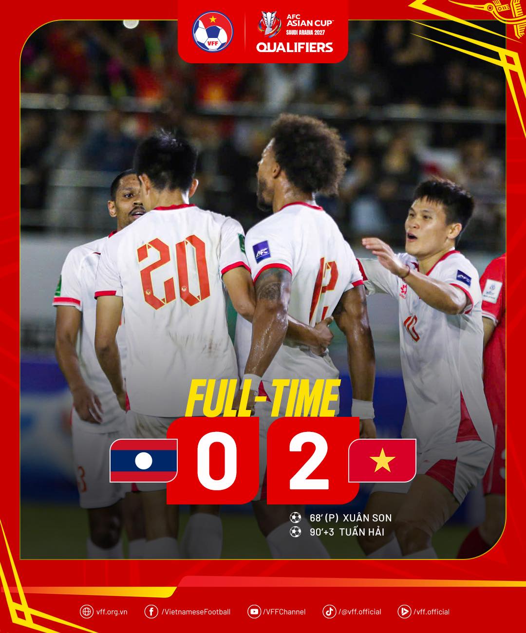 Đội tuyển Việt Nam thắng Lào trong ngày Xuân Son trở lại