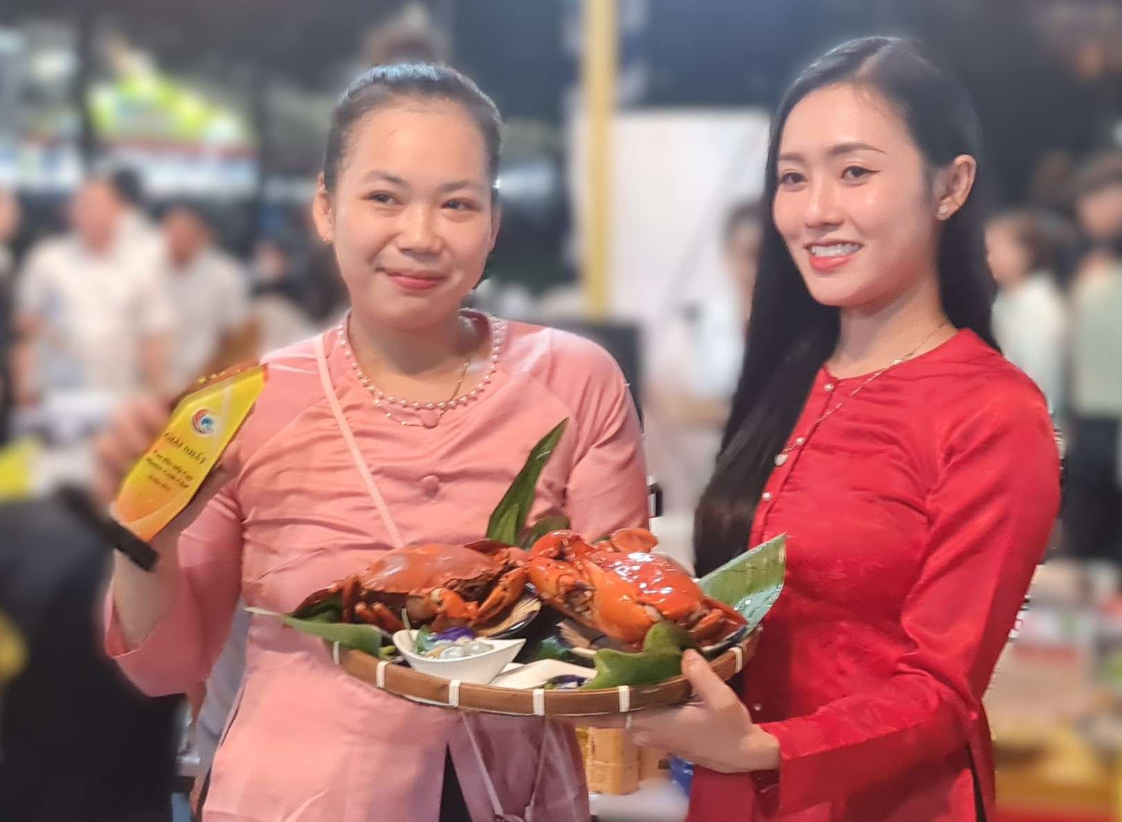 Quang ba mon che cua tai Ngay hoi cua Ca Mau. Anh: Nhat Ho