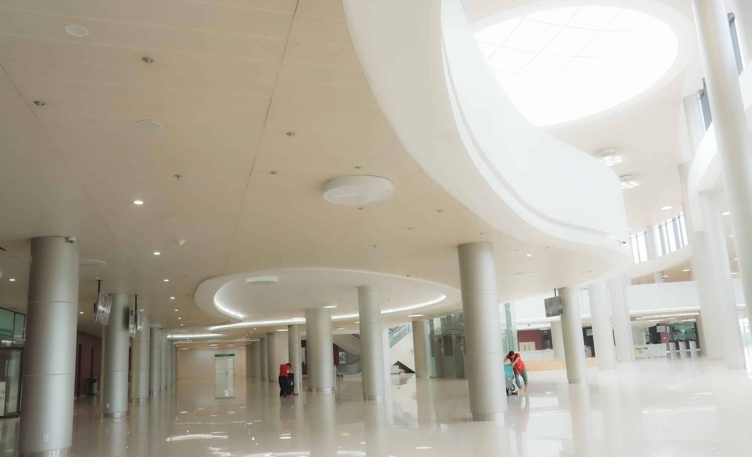 Hinh anh ben trong Benh vien Bach Mai co so 2 truoc thoi diem van hanh. Anh: BVCC