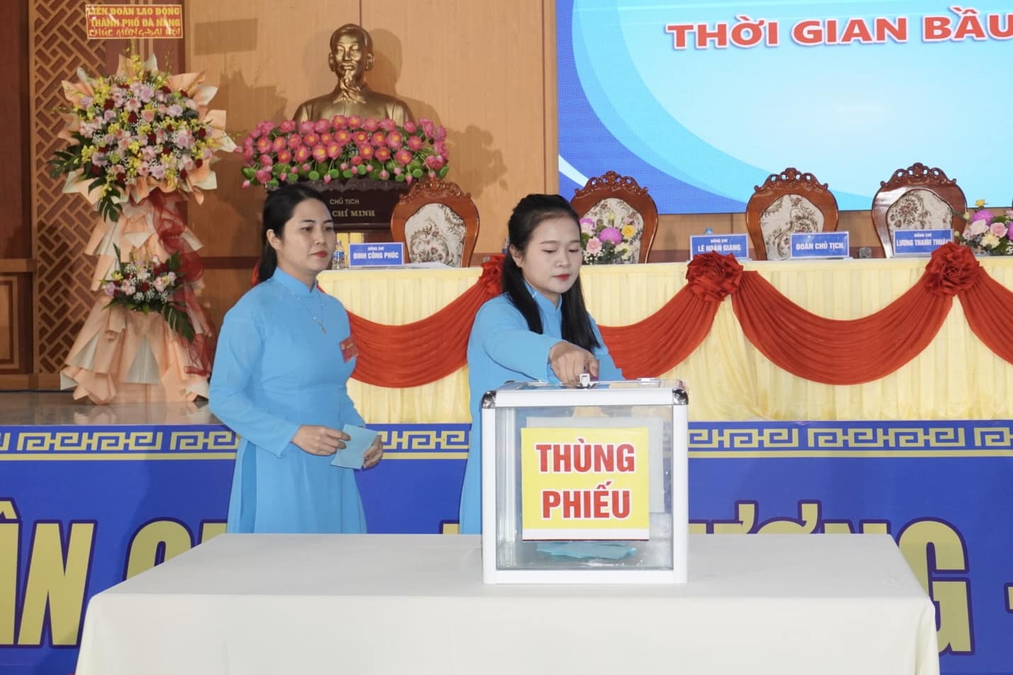 Dai hoi Cong doan co so (CDCS) Cong ty TNHH MTV Sedo Vinako lan thu IV, nhiem ky 2025-2030. Anh: Tran Thi