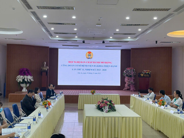 ティエンハン総合病院（ダクラク省）の草の根労働組合は、組合員と労働者の権利を尊重し、保護するという点で良い仕事をしてきた。写真: バオ・チュン