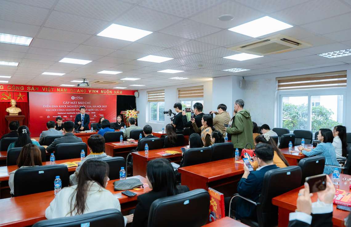 Trong khuon kho Dien dan, Dai hoi Cong nghiep Tham my Quoc gia se la mot trong nhung diem nhan trong su kien Dien dan Khoi nghiep Quoc gia nam 2025. Anh: Ban to chuc