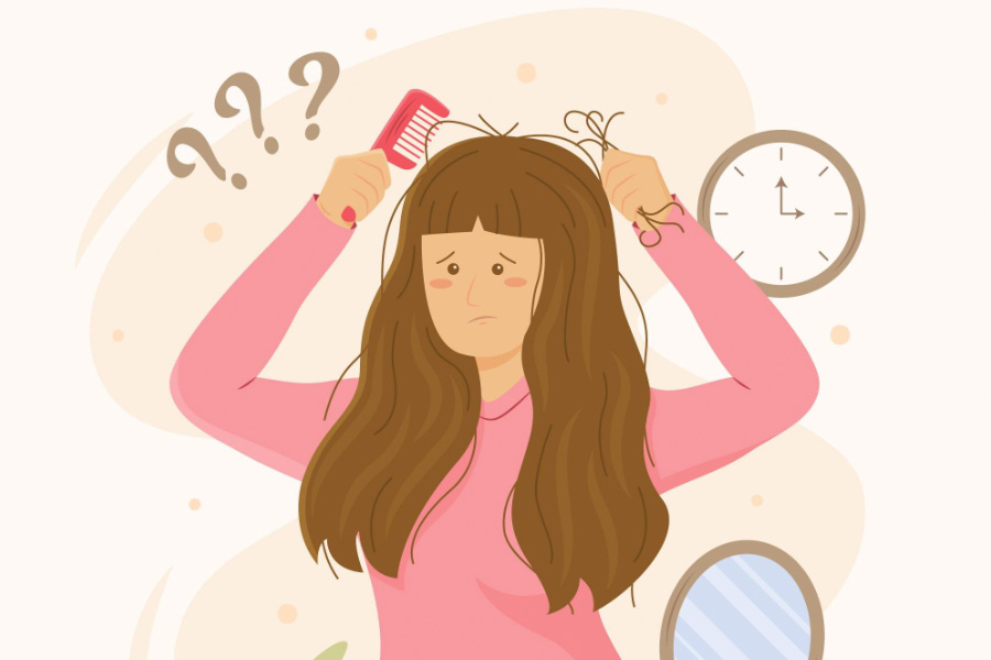 Taking supplements incorrectly can cause hair loss, thin hair or breakage instead of improving health. Graphics: Thien Nhan