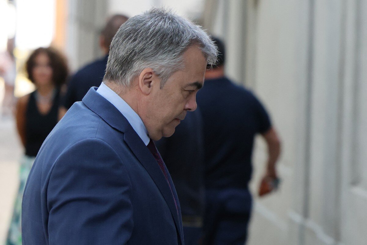Santos Cerdan, a former ally of the Spanish Prime Minister, at the trial in June 2025. Photo: AFP