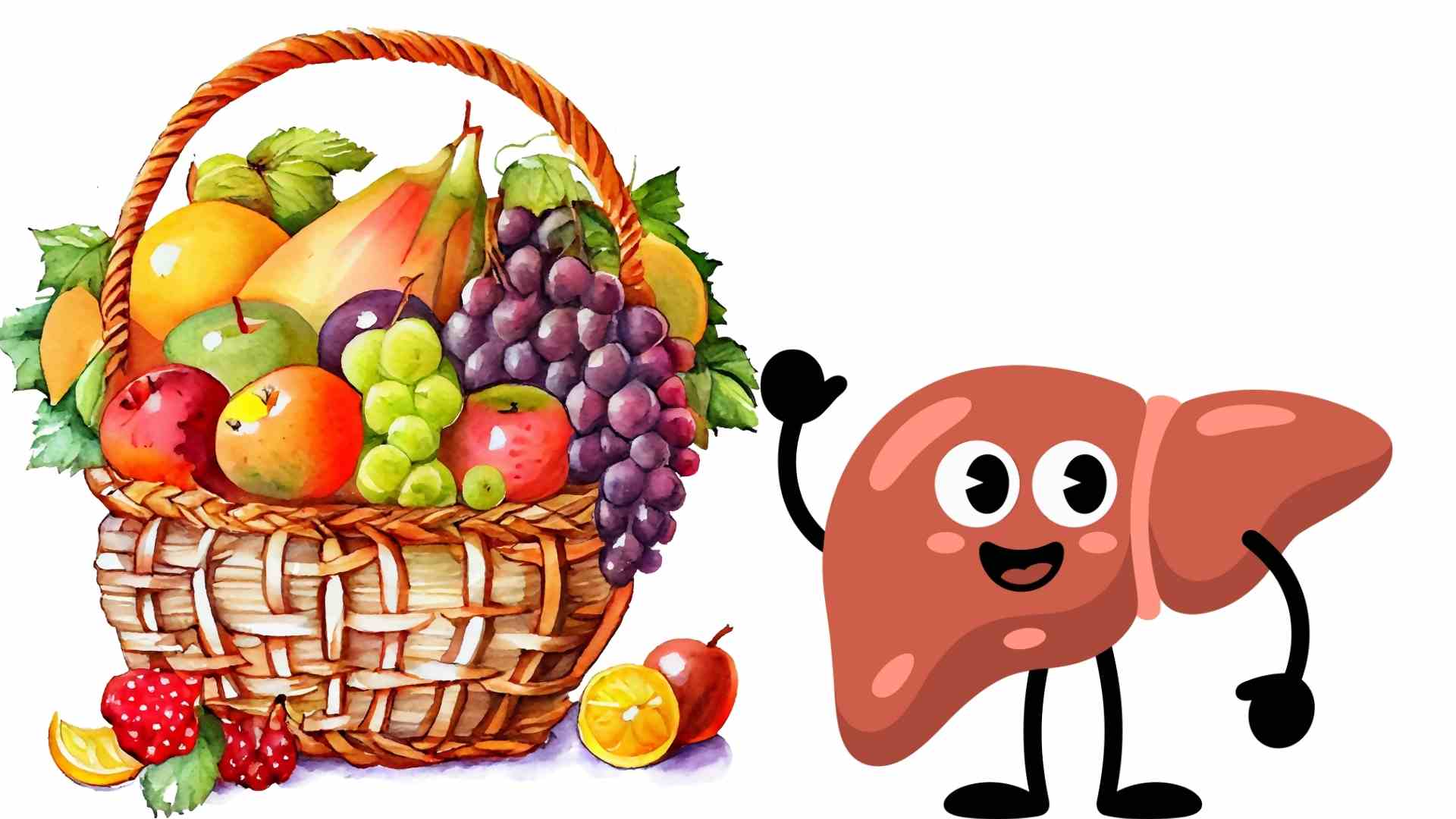 Elderly people should pay attention to some things when eating fruit to be good for the liver. Graphics: Ha May