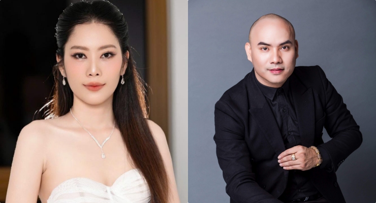 Nam Em and singer A Tuan. Photo: Artist provided and Thanh Pham.