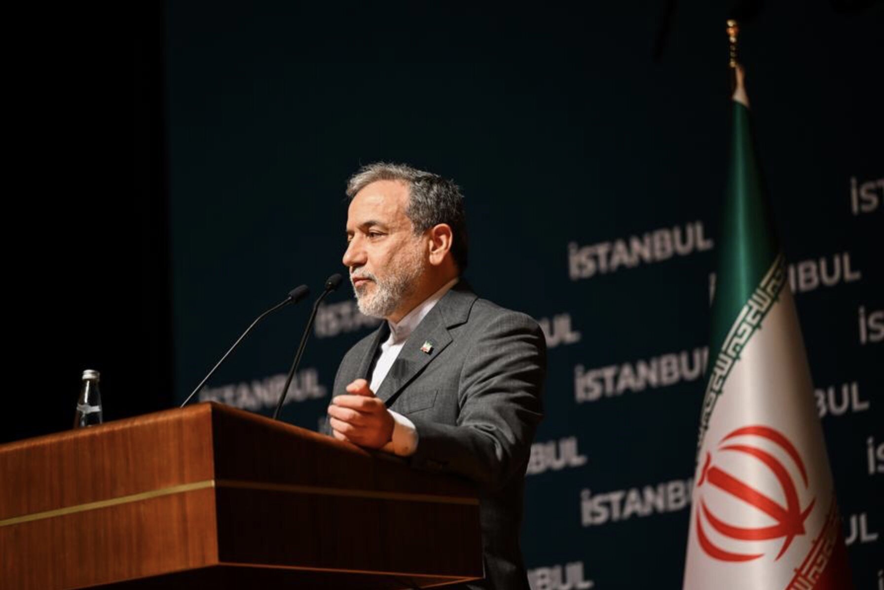 Iranian Foreign Minister Seyed Abbas Araghchi at a press conference in Istanbul, Turkey, on June 22, 2025. Photo: Xinhua