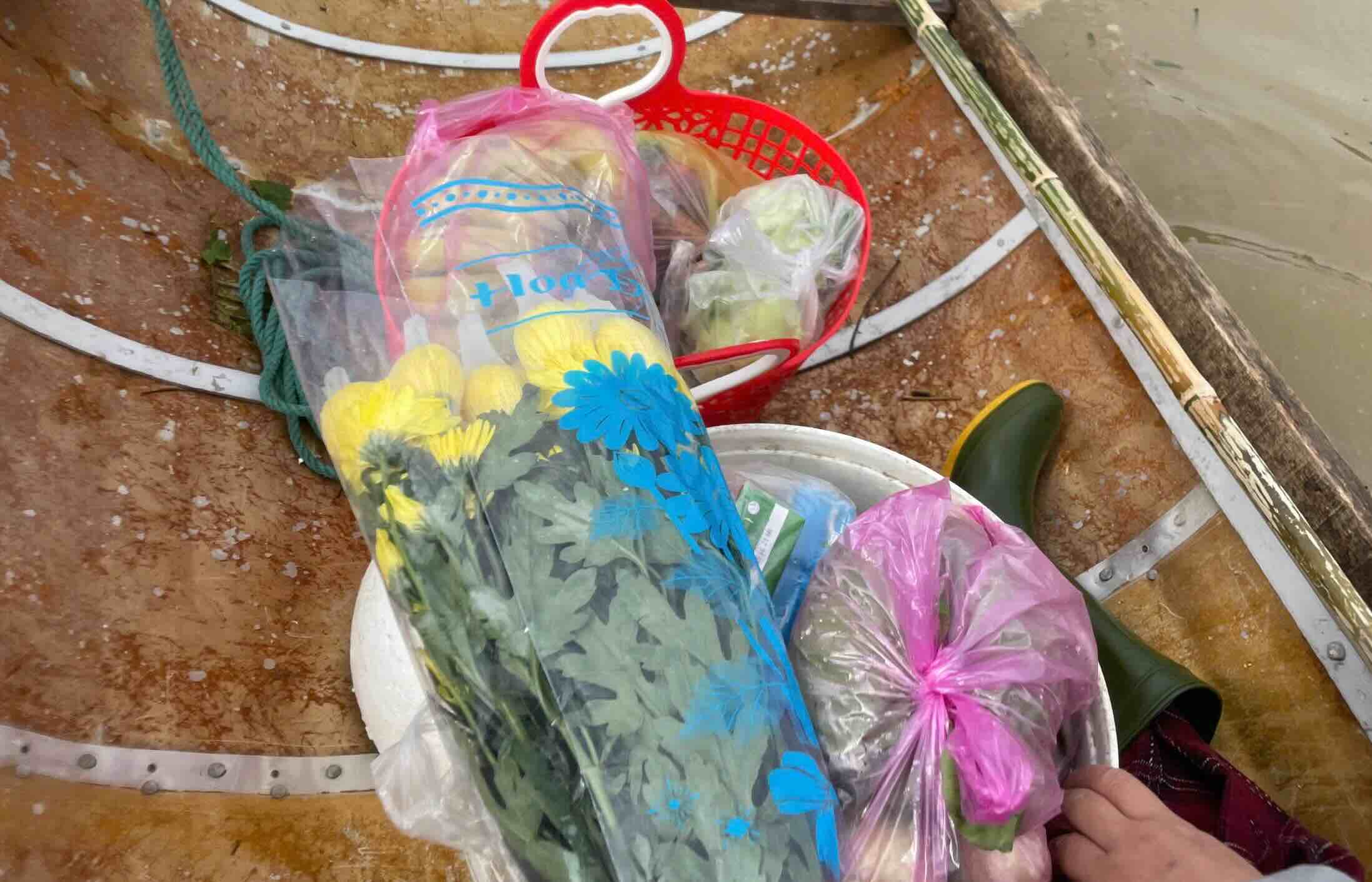 “Chien loi pham” cua anh Hai sau khi di cho. Anh: Xuan Thuy