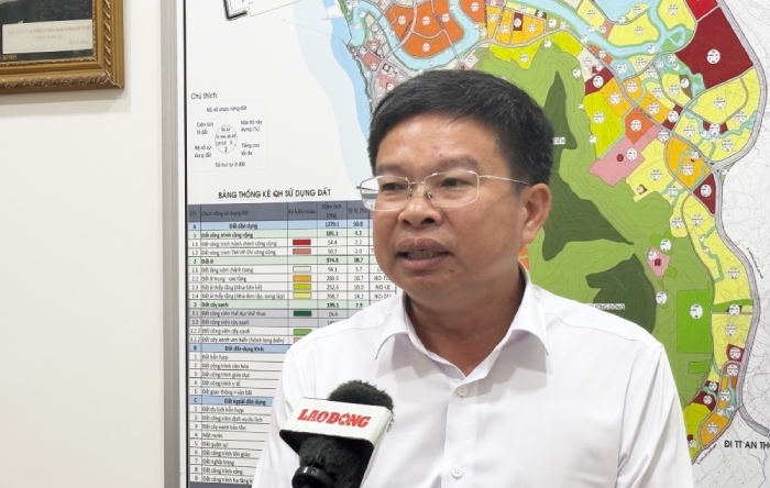 Ong Ngo Minh Tri - Pho Chu tich UBND Dac khu Phu Quoc. Anh: Nhom PV.