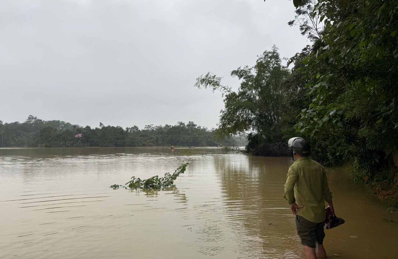 The area where Mr. T had his boat capsized and drowned. Photo: Quang Tuan.