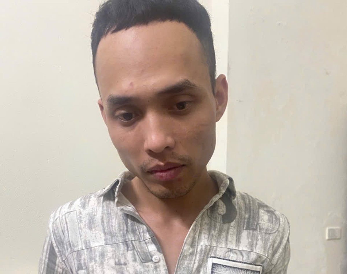 Subject Le Van Toan. Photo: Ninh Binh Provincial Police