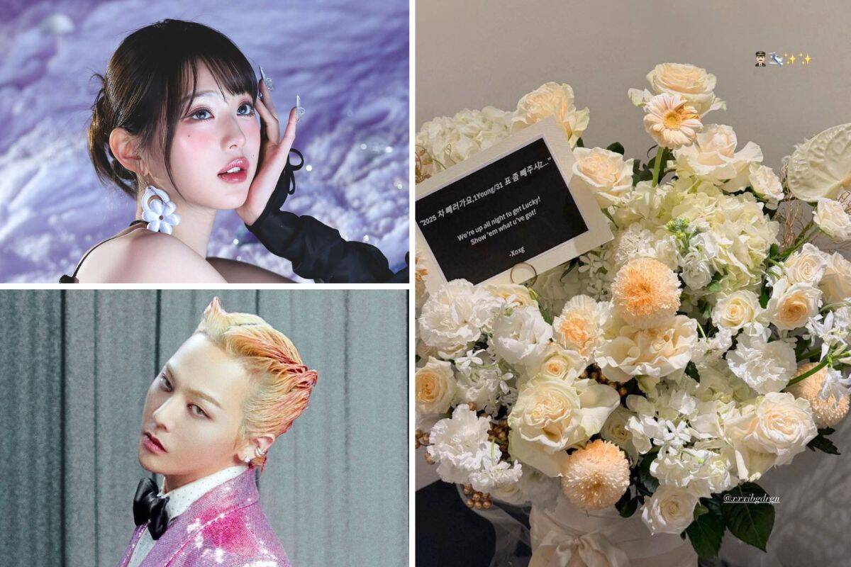 G-Dragon sent flowers to Jang Won Young on the day of IVE's tour. Photo: cut from video