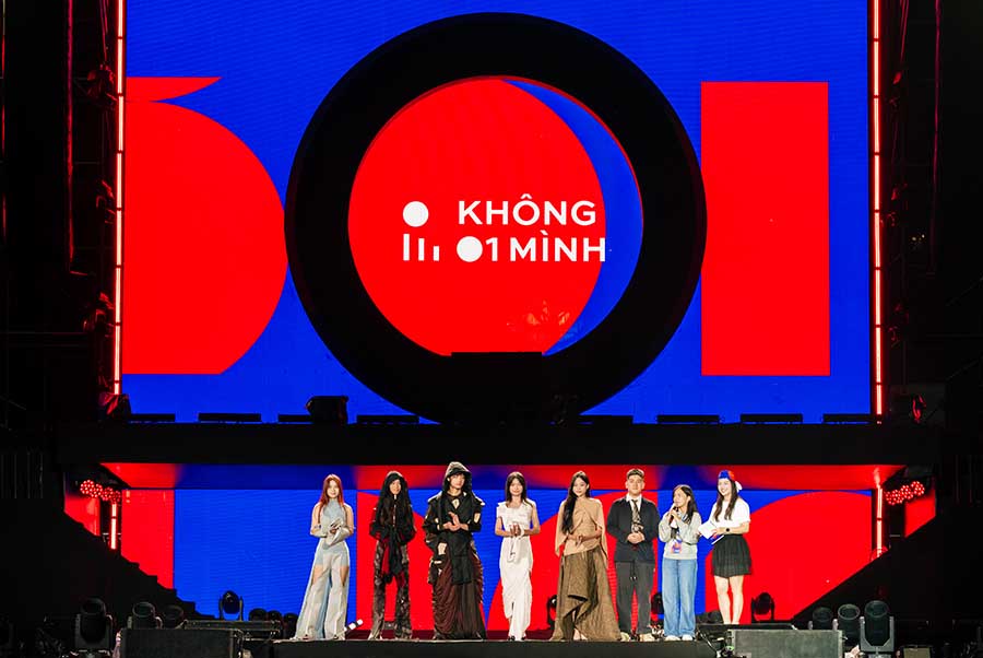 The series of activities of the "No One" campaign. Photo: Provided by the Organizing Committee