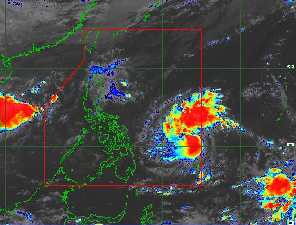Bao Tino du kien gay mua lon o Philippines. Anh: PAGASA