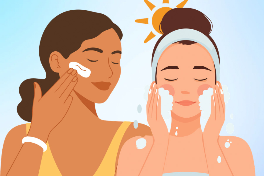 How to prevent peeling and restore the skin's barrier. Graphics: Thien Nhan