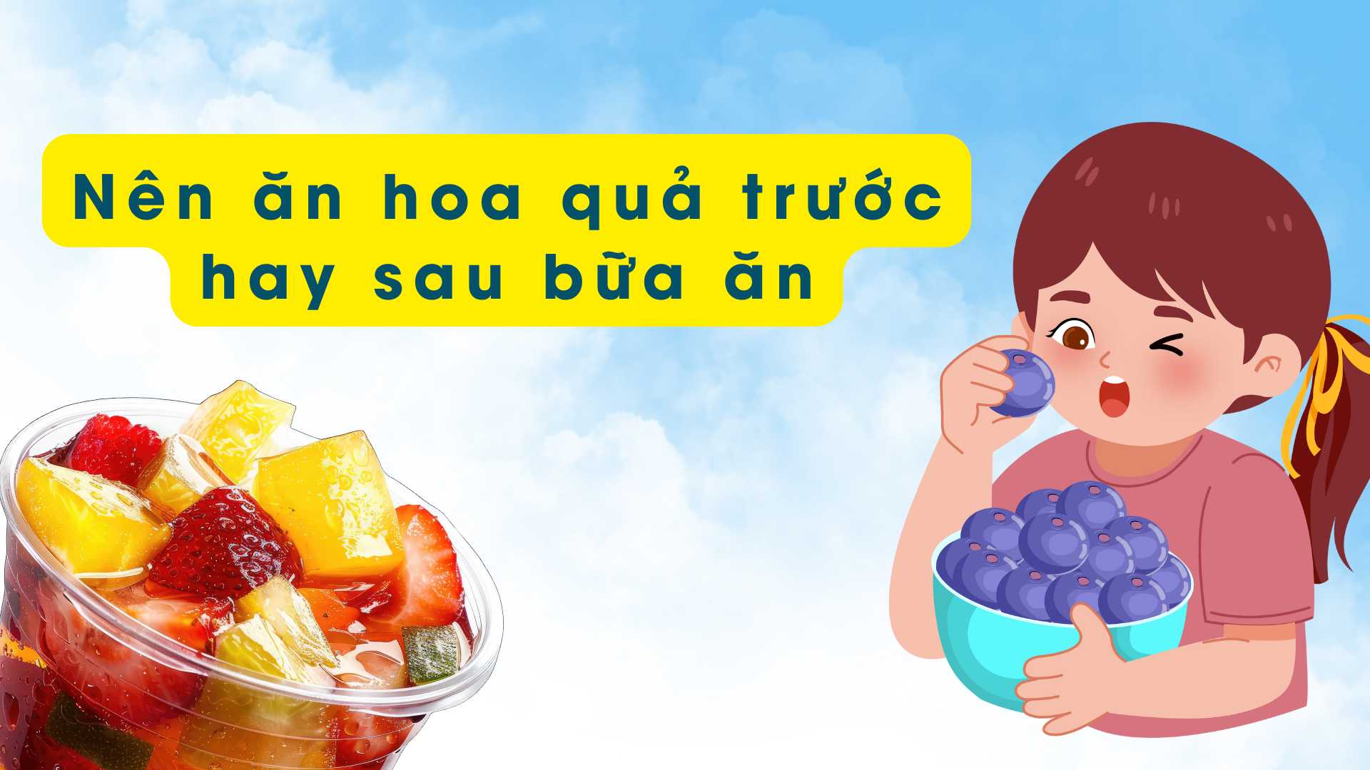 Eating fruit before or after meals greatly affects digestion and weight control. Graphic photo: Huong Son