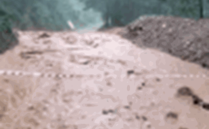 serious landslide risk in the mountainous commune of Hue City. Photo: Q. An